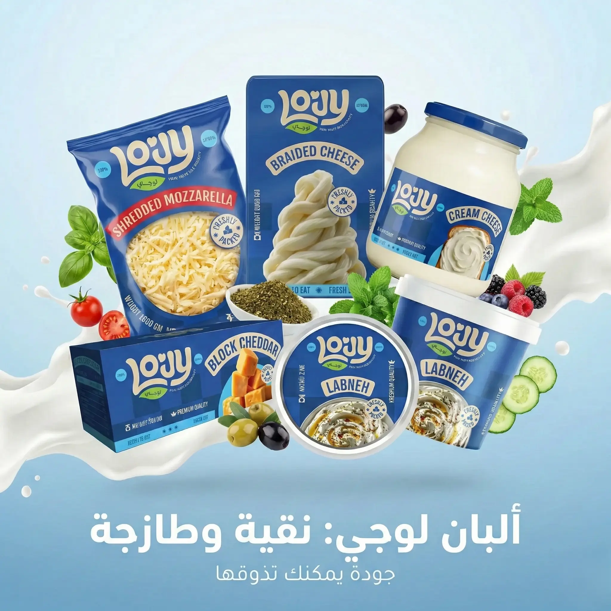 منتجات الألبان